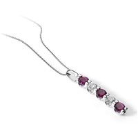 Collana Ambrosia Donna in Oro bianco Zirconia AGZ137 - AGZ137